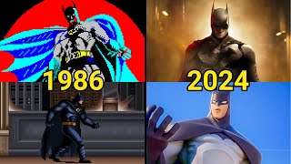 Evolution of Batman Games 19862024 [upl. by Resiak673]