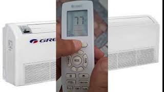 How to change temperatures units on Gree remote [upl. by Silva696]