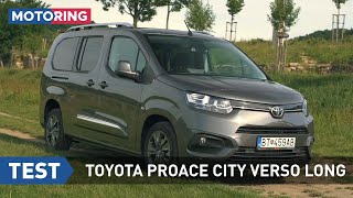 Test auta Toyota ProAce City Verso Long  Motoring TA3 [upl. by Artemla]