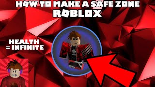 How To Make A Safe Zone  Roblox Studio Tutorial [upl. by Danni]