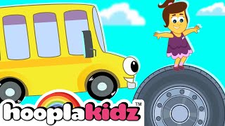 Wheels on the Bus  Kids Songs And More By HooplaKidz [upl. by Darsey]