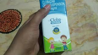 clobazam oral suspension B P 25 mgml CLOBA SUSPENSION [upl. by Ariahs]