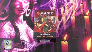 2021 Challenger Deck Mono Red Aggro Unboxing [upl. by Kumler]