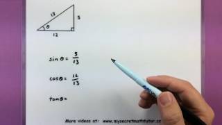 Trigonometry  Find the exact value of sin cos and tan [upl. by Ailima67]