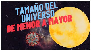 Tamaño del universo De menor a mayor [upl. by Maryann]