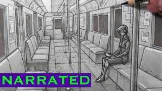 How to Use 1Point Perspective Interior Spaces [upl. by Enaid282]