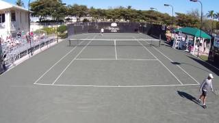 Mens 60 Singles Final Sterling Oaks Category II  Great Senior Tennis [upl. by Herwin994]