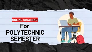 BEST ONLINE COACHING FOR POLYTECHNIC SEMESTERS EXAM FOR ALL BRANCHES biharpolytechnic [upl. by Fiel]