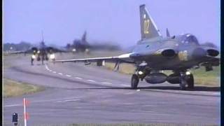 Flygdag på F10 Ängelholm 1995 Draken [upl. by Notelrac]