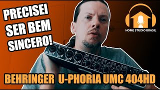 REVIEW UPHORIA UMC 404 HD BEHRINGER  Será que vale a pena 2022 [upl. by Lladnew]