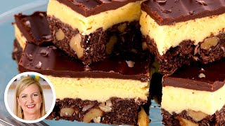 Professional Baker Teaches You How To Make NANAIMO BARS [upl. by Eidolem]