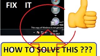 This copy of windows is not genuine build 7600 windows 7 100  Fix 2017 [upl. by Elraet]