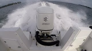 250 suzuki outboard test run and overview [upl. by Aciemaj311]