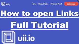 How to Open uiiio Links  In Smartphone amp Desktop Full Tutorial [upl. by Tebazile]