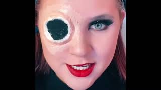 Creepy tik tok makeup Valeriyaeros [upl. by Alikam584]