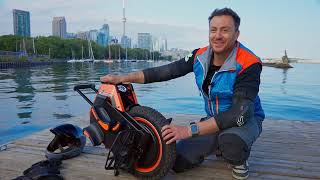 Inmotion V14 Adventure EUC Review Ultimate OffRoad Electric Unicycle Test in Toronto [upl. by Feinleib]