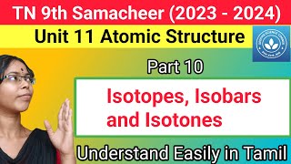 Isotopes Isobars and Isotones Class 9 Science Term 1 Unit 11 Atomic Structure [upl. by Occer175]