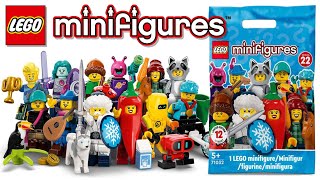 LEGO Minifigures Series 22 OFFICIALLY Revealed [upl. by Kerrill448]