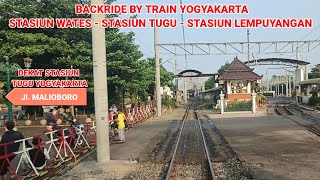 BACKRIDE BY TRAIN YOGYAKARTA STASIUN WATES YOGYAKARTA  STASIUN LEMPUYANGAN YOGYAKARTA  KA PROGO [upl. by Etteloiv496]