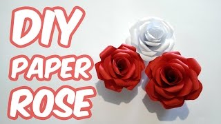 How To Make Paper Rose  Kako napraviti ružu od papira [upl. by Aramois]