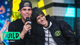 Latin Boy Band CNCO Talks About Their quotPress Startquot Tour New Music amp More [upl. by Katzir262]