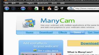 Manycam  Add Special Effects to your Webcam Chats [upl. by Krenek663]