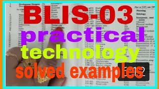 VMOU IGNOU BLIS03 DLIS02 CC practical technology main class solved example [upl. by Goldarina]