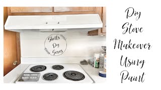 DIY stovetop makeover using high heat spray paint [upl. by Cecilla]