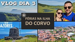 VLOG 3  FÉRIAS NA ILHA DO CORVO  Azores  Açores [upl. by Nilok964]