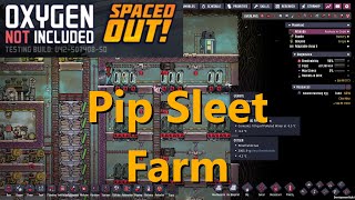 Pip Planting Sleet Wheat Farm in Rats Nest Oxygen Not Included Spaced Out [upl. by Olive]