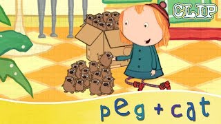 Peg  Cat  Solving Big Problems Day by Day 25 MINUTES [upl. by Armahs]