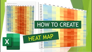 How to Create a Heat Map with Excel [upl. by Altman]