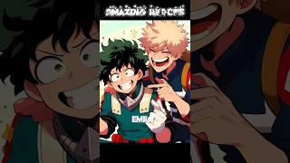 Amazing Heroes🌹✨anime mha bnha myheroacademia deku bakugou todoroki fyp funny shorts [upl. by Hsan]