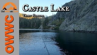 Castle Lake Kayak Trout Fishing [upl. by Retsev748]