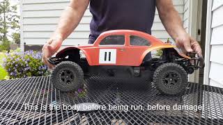 Clear lexan RC car body painting experiment [upl. by Germaun]