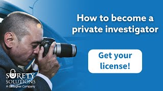 How to become a Private Investigator [upl. by Adnanref697]