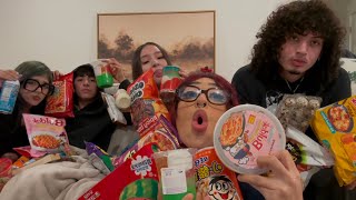 TRYING ASIAN SNACKS VLOGMAS DAY 12 [upl. by Ainocal]