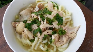 How to cook instant Japanese Chicken Udon Noodles recipe [upl. by Jankell]