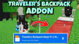 TRAVELERS BACKPACK ADDON  MCPE 120 [upl. by Athiste]