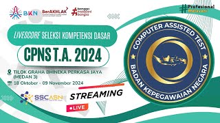 Livescore Seleksi Kompetensi Dasar CPNS 27 Oktober 2024 Sesi 3  Tilok Grha Bhineka Perkasa Jasa [upl. by Renato]