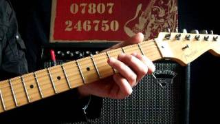 Advanced Guitar Lessons  Brass In Pocket by The Pretenders [upl. by Spaulding]