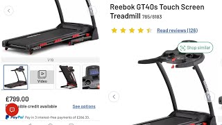 Reebok GT40s Tredmill REVIEW [upl. by Che]