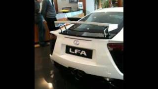 Lexus LFA Start Up and Rev HARD [upl. by Annoid619]