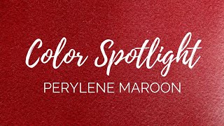 Color Spotlight Perylene Maroon PR179  Season 3 [upl. by Giesser]