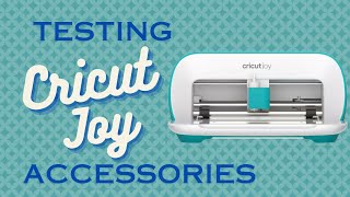 Testing Accessories for my Cricut Joy  Pen Adapters amp Engraving Tip [upl. by Yecal940]