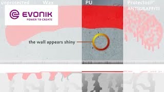 How Protectosil ANTIGRAFFITI® works  Evonik [upl. by Ahders]