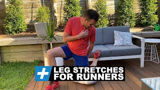 The Best Leg Stretches for Runners  Tim Keeley  Physio REHAB [upl. by Kevin]