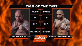 BKB 33 Bradley Scott vs Kevin Greenwood [upl. by Adnarram]