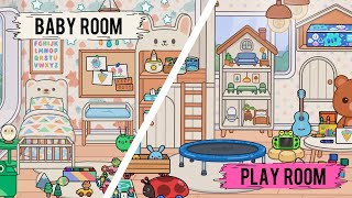 Baby Room  Play Room Makeover  Snuggle Cubs Furniture Pack New Update  Toca Life [upl. by Aicercal437]