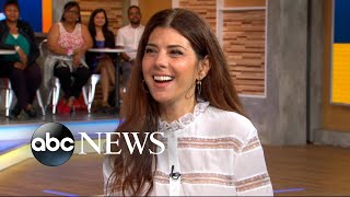 Marisa Tomei dishes on SpiderMan Homecoming [upl. by Aerol]